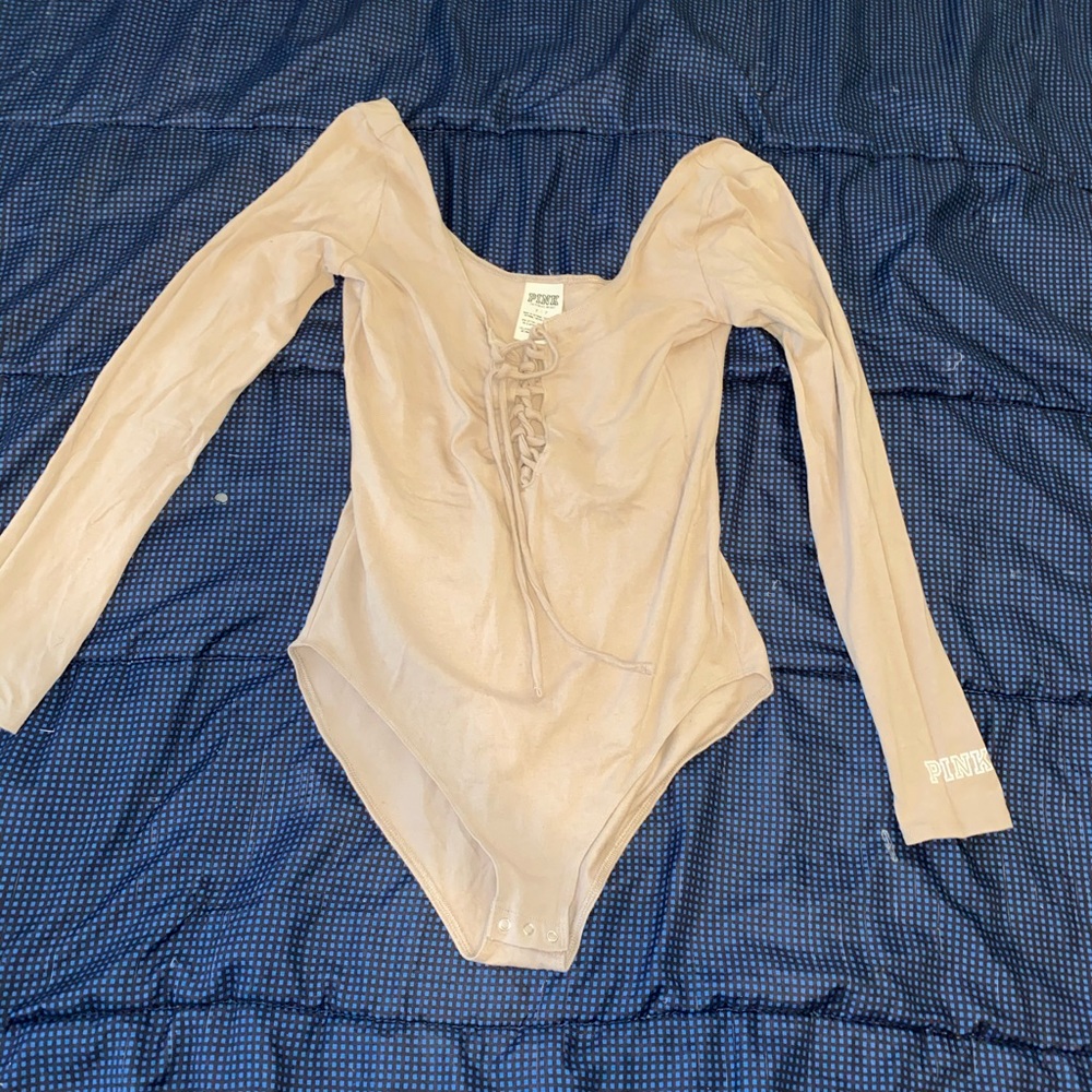 Pink body suit